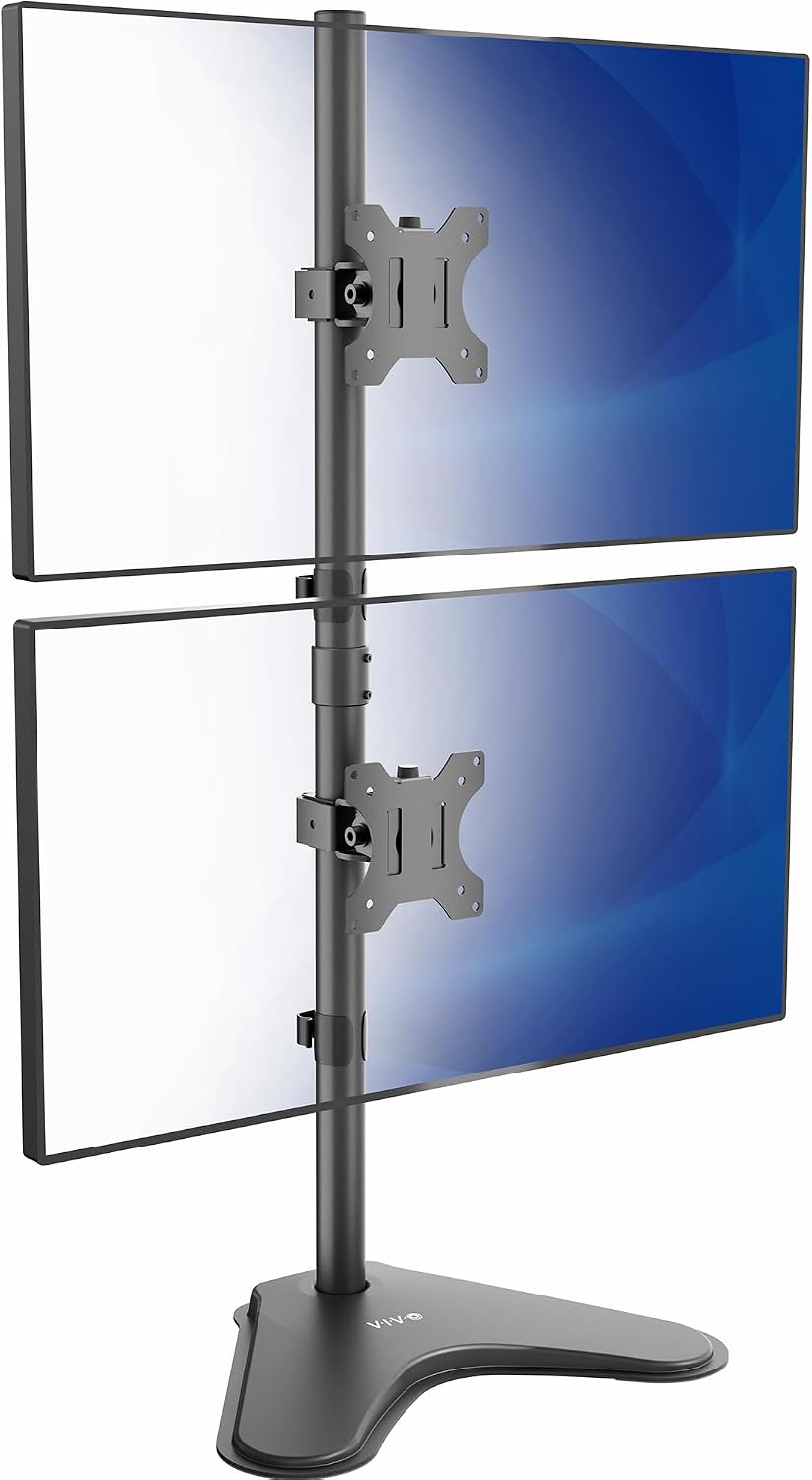 vivo dual monitor desk stand free-standing lcd mount, main product view