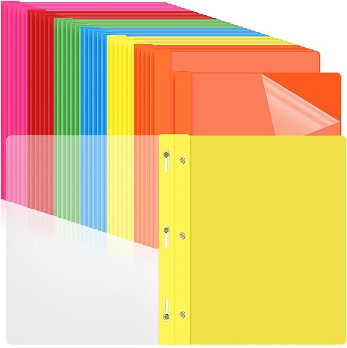 Feifeiya 48 Pack Plastic Report Covers by Feifeiya