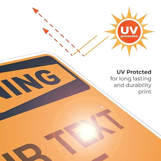 Custom Warning Sign, OSHA Sign, 24x30 Inches, Rust Free .063 Aluminum, Fade - Image 7