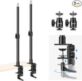 NEEWER Camera Desk Mount with C Clamp, 2 Pack 13.8"-23.6" Adjustable Desktop by Neewer