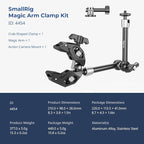 SMALLRIG Magic Arm Clamp Kit, Camera Mount Articulating Friction Arm w Super - Image 8