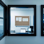 Enclosed Felt Bulletin Board 36x24 inch Lockable Cork Noticeboard Display Cases - Image 6