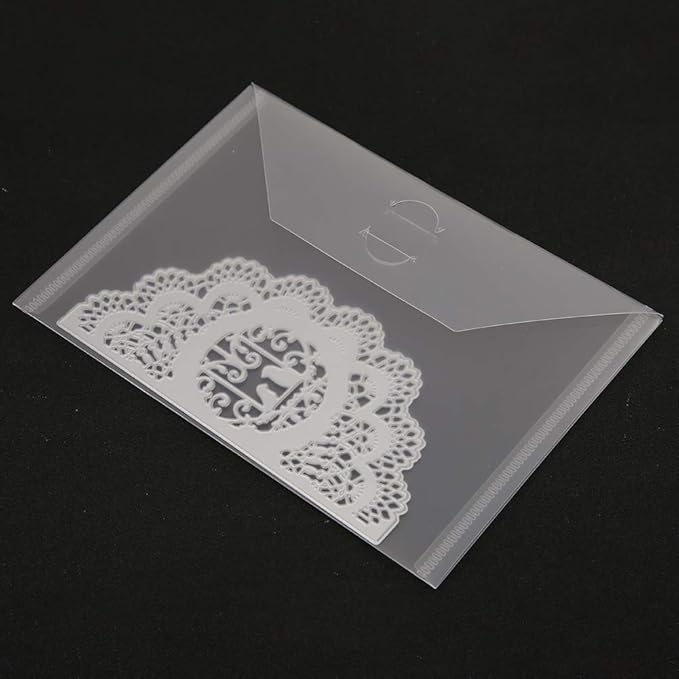 Large Stamp & Die Storage Pockets Resealable Clear Plastic Seal Bags Storage - Image 4