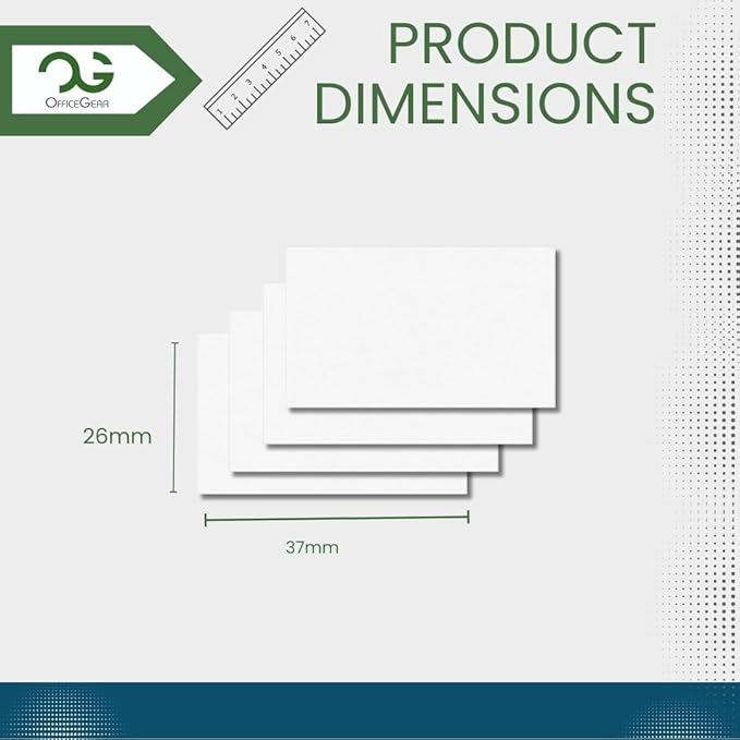 OfficeGear Shelf Edge Barcode Price Ticket Labels 64-up 37x26mm Custom - Image 4