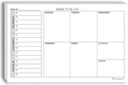 Weekly TO DO List Notepads Task Pad Planner w/Daily Checklist, Priority ToDo & - Image 8