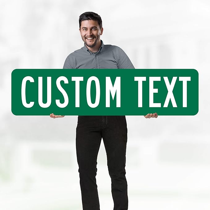 Custom Street Sign, Road Sign, Address Sign, 8 Colors, Reflective Option - Image 2