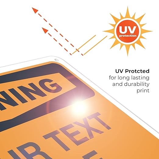 Custom Warning Sign, OSHA Sign, 10x7 Inches, Rust Free .040 Aluminum, Fade - Image 7