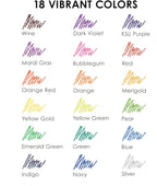 Grabie Capped Glitter Gel Pens 18 Colors, Metallic Vibrant Sparkle Gel Pens - Image 3