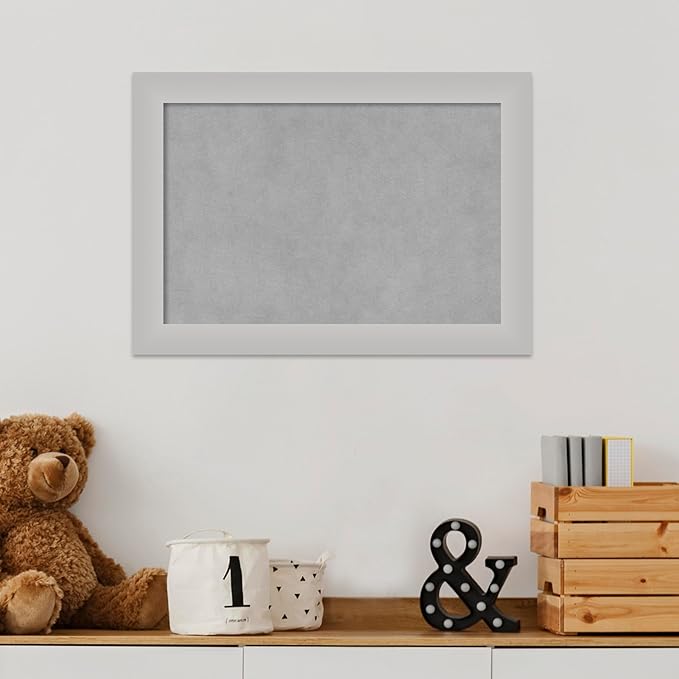 Amanti Art Silver Framed Magnetic Board 15x21 Small Vision Board - Image 5