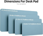 YSAGi Leather Desk Protector, Office Mat, Large Mouse Mat, Non-Slip PU Leather - Image 8