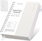 EMSHOI Spiral Notebook Bullet Dotted journal, A5 Dotted Grid Notebook by EMSHOI