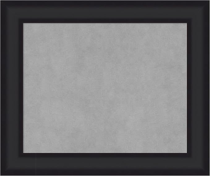 Amanti Art Black Framed Magnetic Board 21x25 Small Vision Board by AmantiArt
