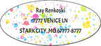 Made in USA Custom Return Address Stickers Labels Customized Mailing Label by HOOKAH+SUN
