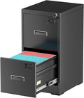 INTERGREAT 2 Drawer File Cabinet, Lockable Vertical File Office Cabinet by INTERGREAT