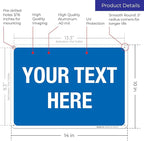 Personalized Custom Blue Background Customize - Image 3