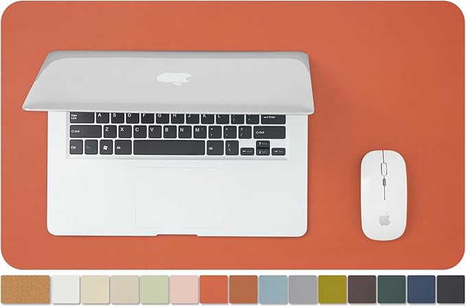 Cork Desk Mat - Small Dual-Sided Desk Pad by HOMIEAZICOZI