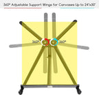 MEEDEN Tabletop Easels, Metal Easel Stand - Image 4