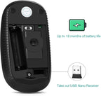 VssoPlor Wireless Mouse, 2.4G Slim Portable Computer Laptop Mouse - Image 7