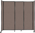 Versare Straightwall Sliding Portable Wall Partition | Freestanding Office by VERSARE
