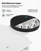Magnetic Mount for Skylight Calendar 15” (Gen 2), Refrigerator Metal Surface Adapter with Dual Magnets, White Back Plate Stand Accessory for Kitchen Command Center