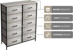 Sorbus Dresser with 10 Faux Wood Drawers - Image 6