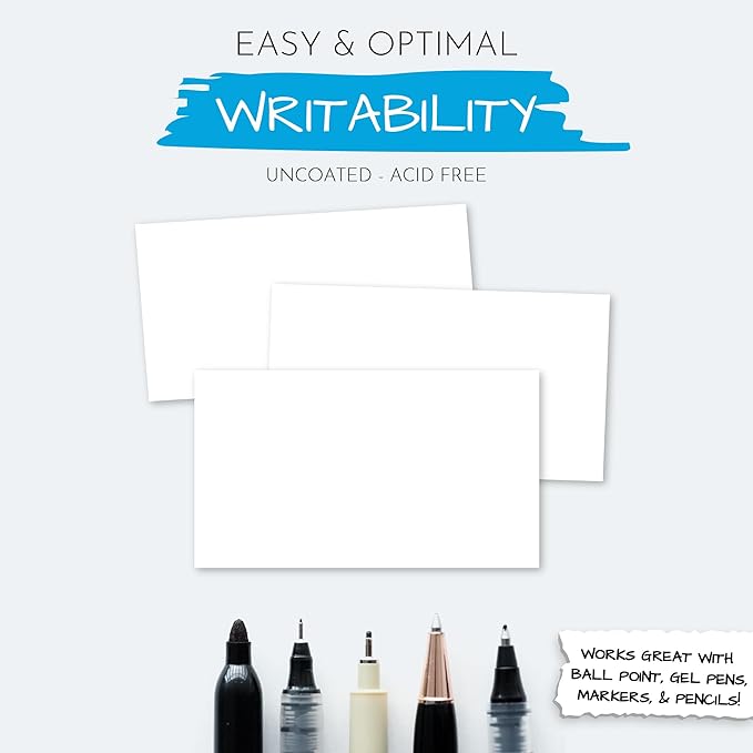 Home Advantage 5x7 Blank Index Cards - Image 6