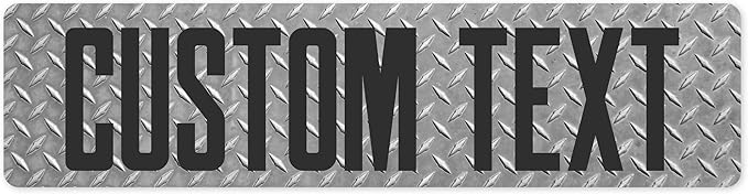 Custom Sign, Custom Street Sign, 11 Font Colors, 13 Font Styles, 4 Hole Options by MySignCenter