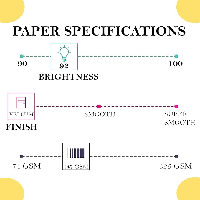 Print It - Vellum Bristol Colored Cardstock Cover Paper, 67 Lb, 8.5" X 11” - Image 3