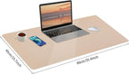 Leather Desk Pad, Large Mouse Pad, Leather Desk Blotter, Non-Slip Desk Pad - Image 5
