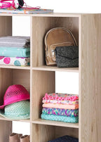 Whitmor 6 Cube Bookcase Storage Organizer, 3 Tier Stackable MDF Bookshelf - Image 4