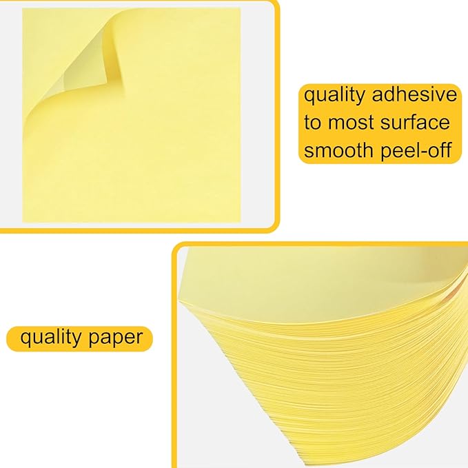 48 Pack 2400 Sheets Sticky Notes 3x3, 8 Colors Sticky Note Pads, Colored Sticky - Image 3