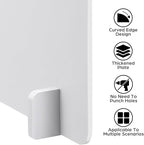 STOBOK Anti-Droplet Partition Board 15.7X11.8 Inch Desktop Spray Proof Guard - Image 9