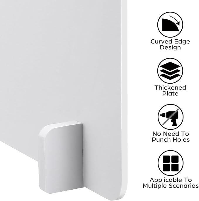 STOBOK Anti-Droplet Partition Board 15.7X11.8 Inch Desktop Spray Proof Guard - Image 9