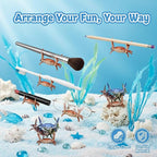 kirsaro 6PCS Desk Crab Pen Holder, Office Realistic Deskcrab Spoon Pencil Holder - Image 3