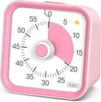 Visual Timer for Kids with Pause Function, 60 Minute Countdown Timer for Kids by InfPokidCuteVisualTimer