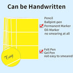 STARLIBOO Removable Colored Labels Stickers, 3X5 Inch Removable Large Label - Image 3