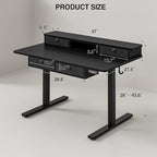 Grandder 47 x 28 inch Electric Standing Desk - Image 3