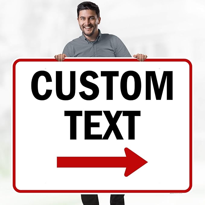 Custom Arrow, Custom Directional Sign, Right Arrow, 36x48 Inches, Rust Free - Image 2