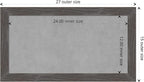 Amanti Art Grey Framed Magnetic Board 15x27 Small Vision Board - Image 4