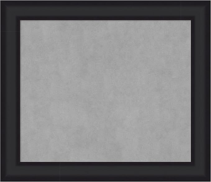 Amanti Art Black Framed Magnetic Board 25x29 Medium Vision Board by AmantiArt