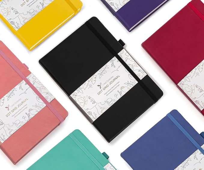 VIVID SCRIBBLES Dotted Journal – 140gsm Bleed Proof Thick White Paper – 200 - Image 6
