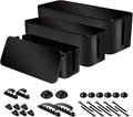 Cable Organizer Box Set of Three, Power Cover Cord Holder Surge Protector by Unknown