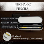 ELMA VADA STUDIO Custom Engraved Mechanical Pencil Set – Personalized 0.7mm & - Image 4
