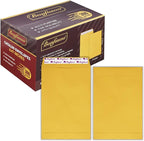 Bonfasvo 300 Pack 6x9 Brown Catalog Envelopes Peel & Seal Security Mailing by Bonfasvo