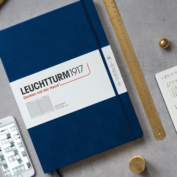 LEUCHTTURM1917 - Notebook Hardcover Master Slim A4+ - 123 Numbered Pages - Image 2