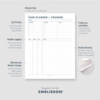 Task Planner & Tracker 8.5 x 11 Tear-Off 70 Sheet Planner Pad – Project - Image 5