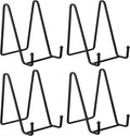 Kruodop 4 Pack 4" Metal Square Frame Easel Stands by Kruodop