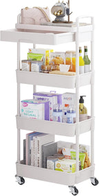 Calmootey 4-Tier Rolling Utility Cart by Calmootey