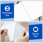 L LIKED 4" x 6" Blank Removable Labels - Image 4