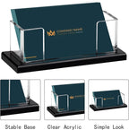 Weiai Acrylic Business Card Holder Stand - Image 2
